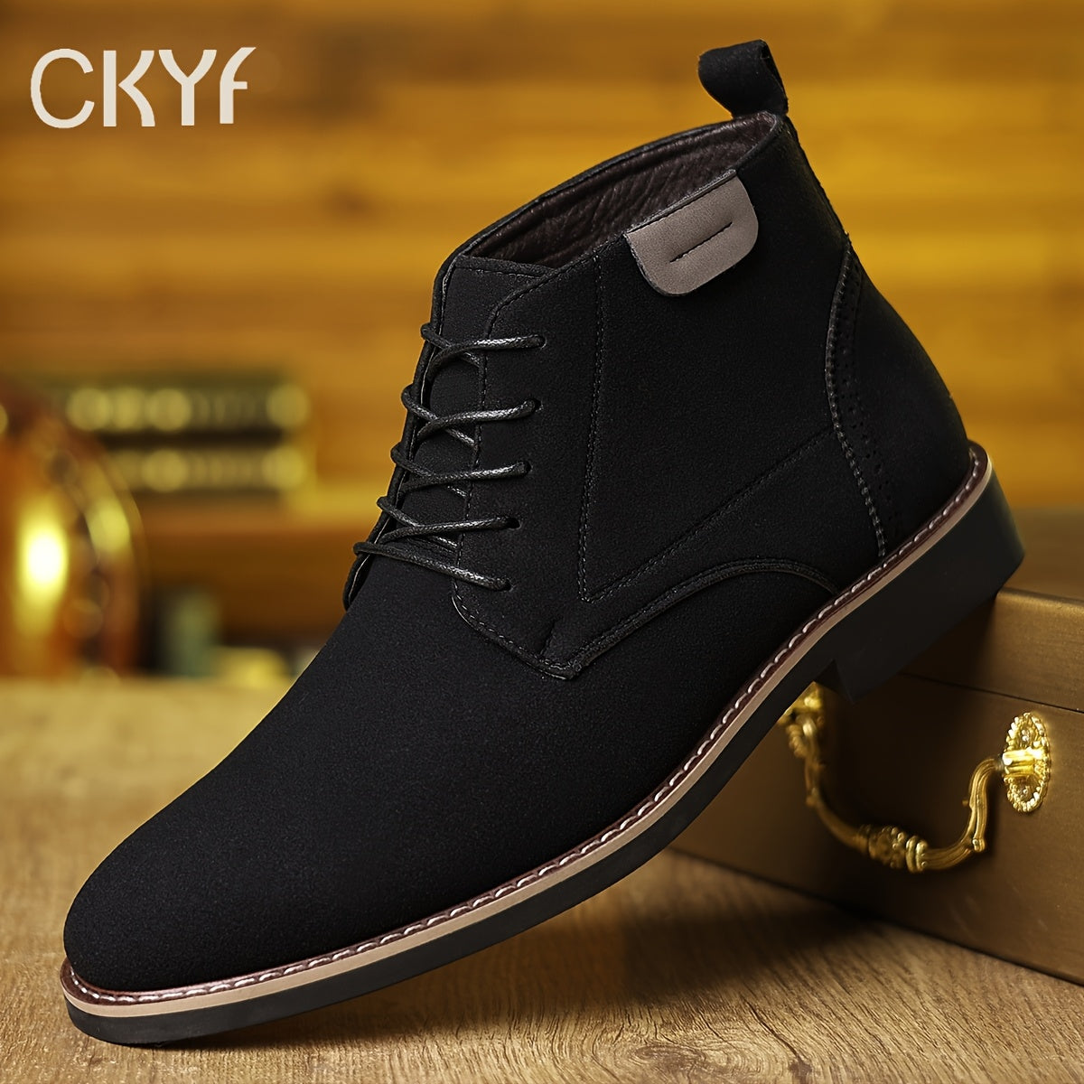 15008 British Style Frosted Short Boots - product image