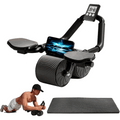 Ab Wheel Roller for Core Strength Training – Non-Slip Abdominal Exercise Wheel with Knee Pad for Home Gym – Effective Ab Roller for Men & Women to Build - product image