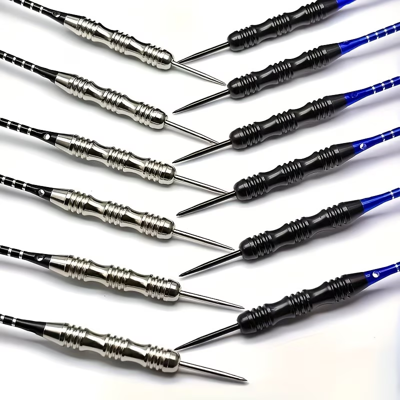 Steel Tip Darts Gift Set with Aluminum Alloy Shaft & Skull Dart Flights | Iron Tip Pop Darts Set | Deluxe Gift Box for Indoor Club Entertainment Sports Competitions Casual Outdoor Games