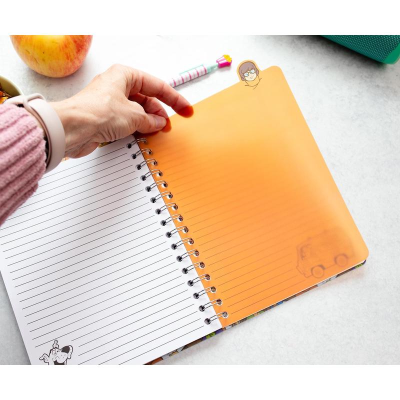 Officially Licensed Scooby-Doo Gift for Boys Girls Fans Ages 5 6 7 8 9 10 | Scooby-Doo Spiral Notebook for Kids Mystery Machine 5-Tab Journal 75 Lined Pages - product image 6