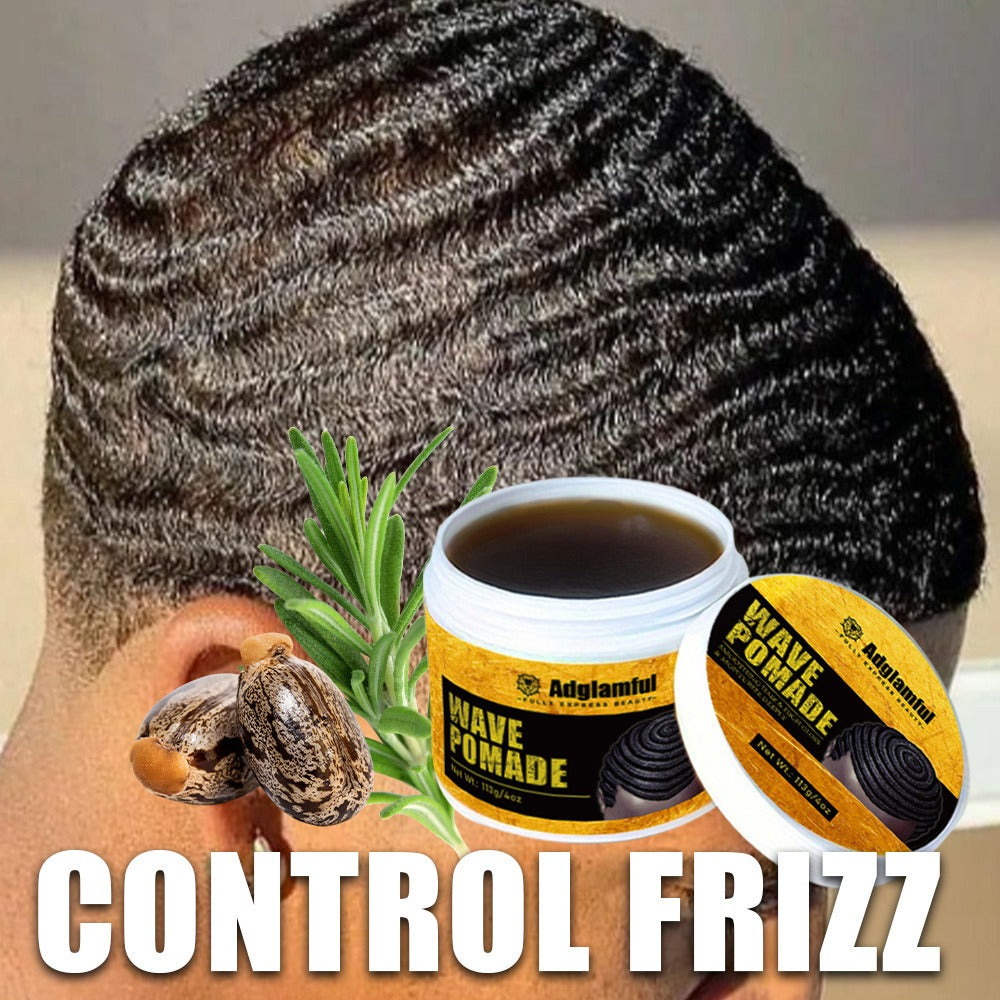 360 Wave Pomade for Men — Wave Control Defining Cream for Layered Waves, Volume & Texture | Non-Greasy, Water-Soluble, No Residue | Easy to Style, Brush & Maintain Natural 360 Wave - product image 9