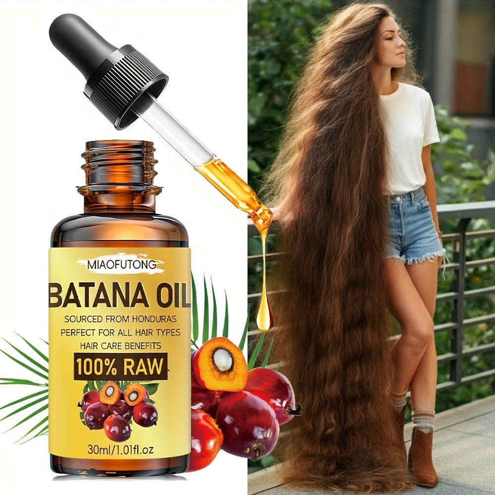 Batana Oil 30ml Cold-Pressed — Multi-Use Hair Growth & Scalp Strengthening Oil for Hair, Eyelashes & Eyebrows | Repairs Damage, Soothes Dry Scalp & Adds Shine | All Hair Types Unis - product image 6