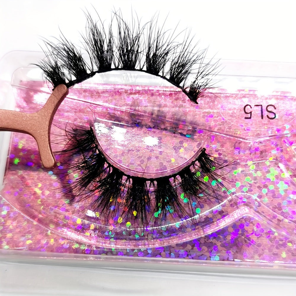 Russian DD Curl False Eyelashes 20 Pairs 5 Mix Styles – Cat Eye Extra Thick Fluffy Natural Reusable Lightweight Lash Multipack for Daily Wear, Parties & Special Occasions - product image 12