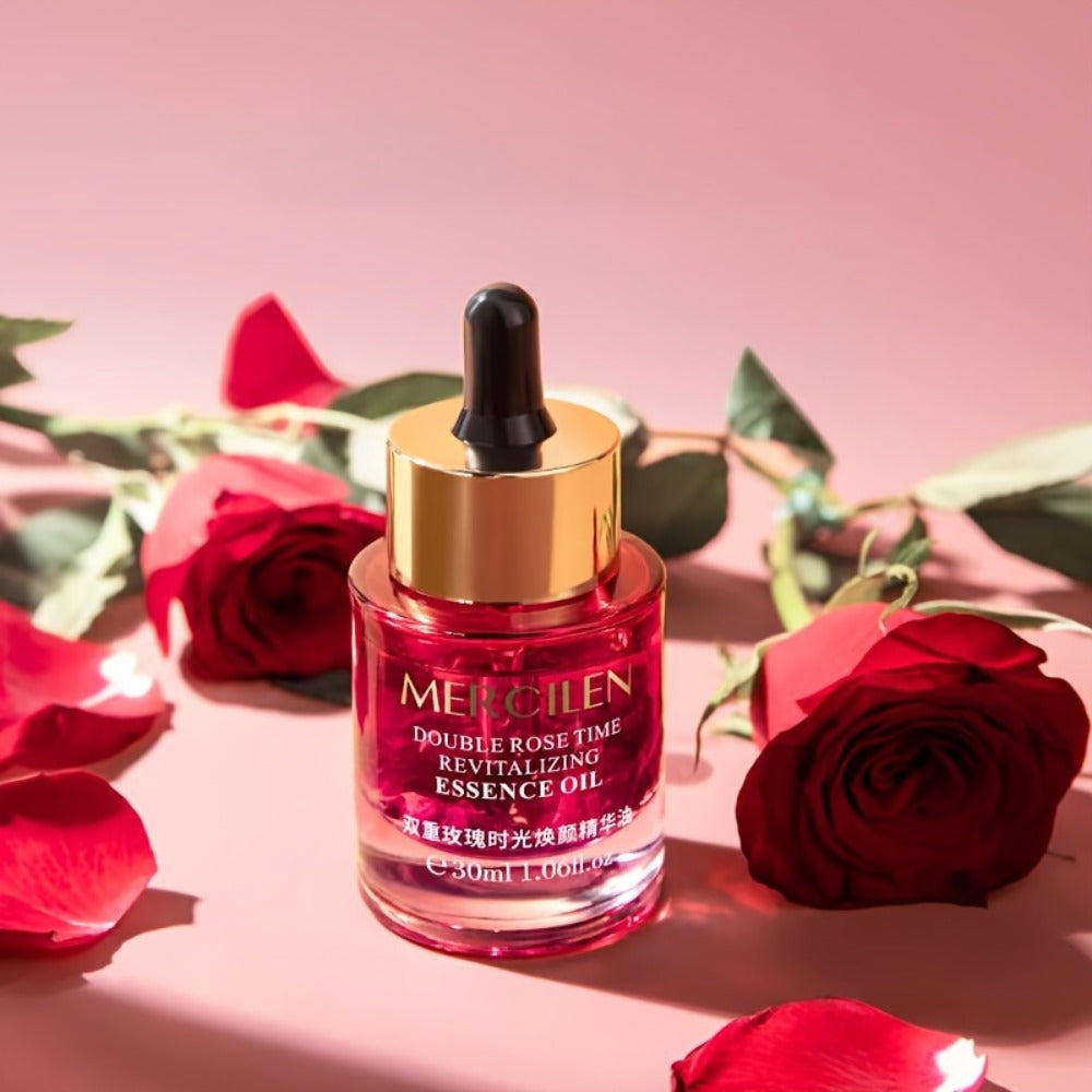 Rose Essential Oil Face & Body Moisturizer — Plant-Based Squalane, Avocado Oil & Hypoallergenic Formula for Dry Skin, Deep Hydration & Skin Repair | All Skin Types | MERCILEN - product image 6