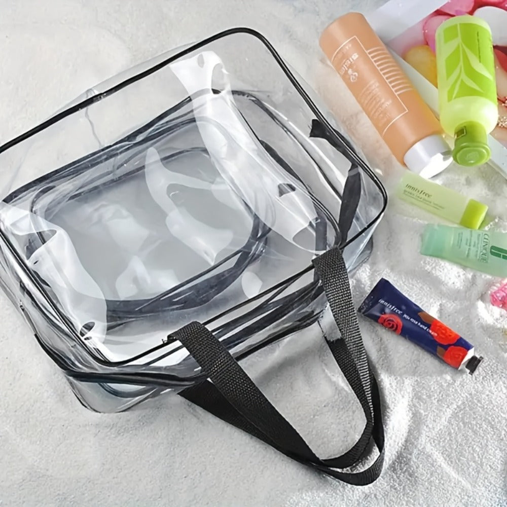 Clear PVC Storage Bags Set of 4 - Transparent Zipper Organizer Bags, Foldable Portable Multi-Use Storage for Home Travel - product image 6