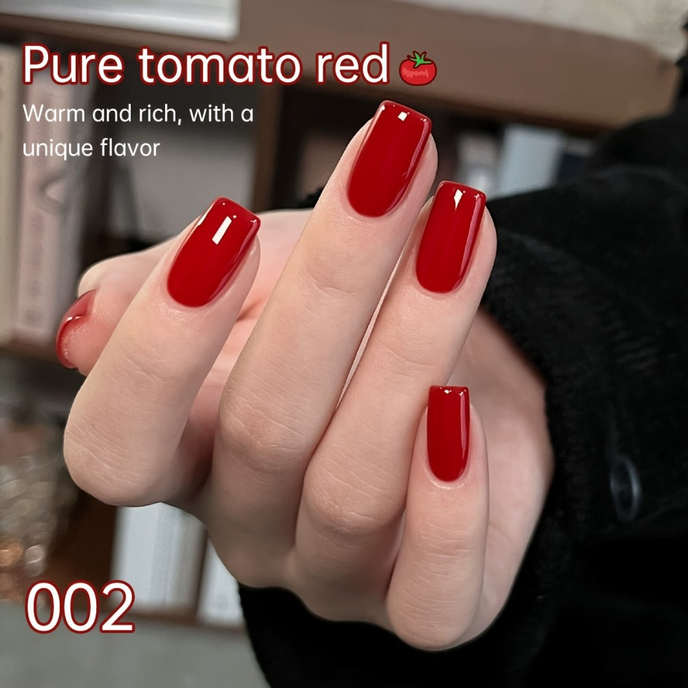 Gradient Gel Nail Polish Set 9pcs Ancola Red Collection – High Saturation Solid Gel, Shiny Gloss Finish, LED Curable Multifunctional Nail Gel | Spring Summer Ombre DIY Manicure Kit - product image 9