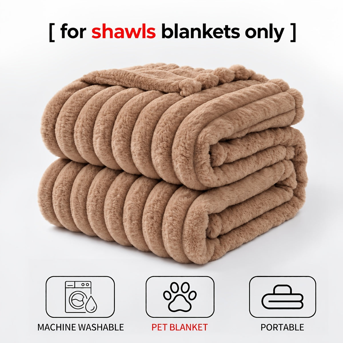 1pc Ultra-soft Faux Rabbit Fur Blanket, Comfortable and Warm, Suitable For All Seasons, Available In Multiple Colours, Multipurpose Blanket, Suitable For Bed - product image 21