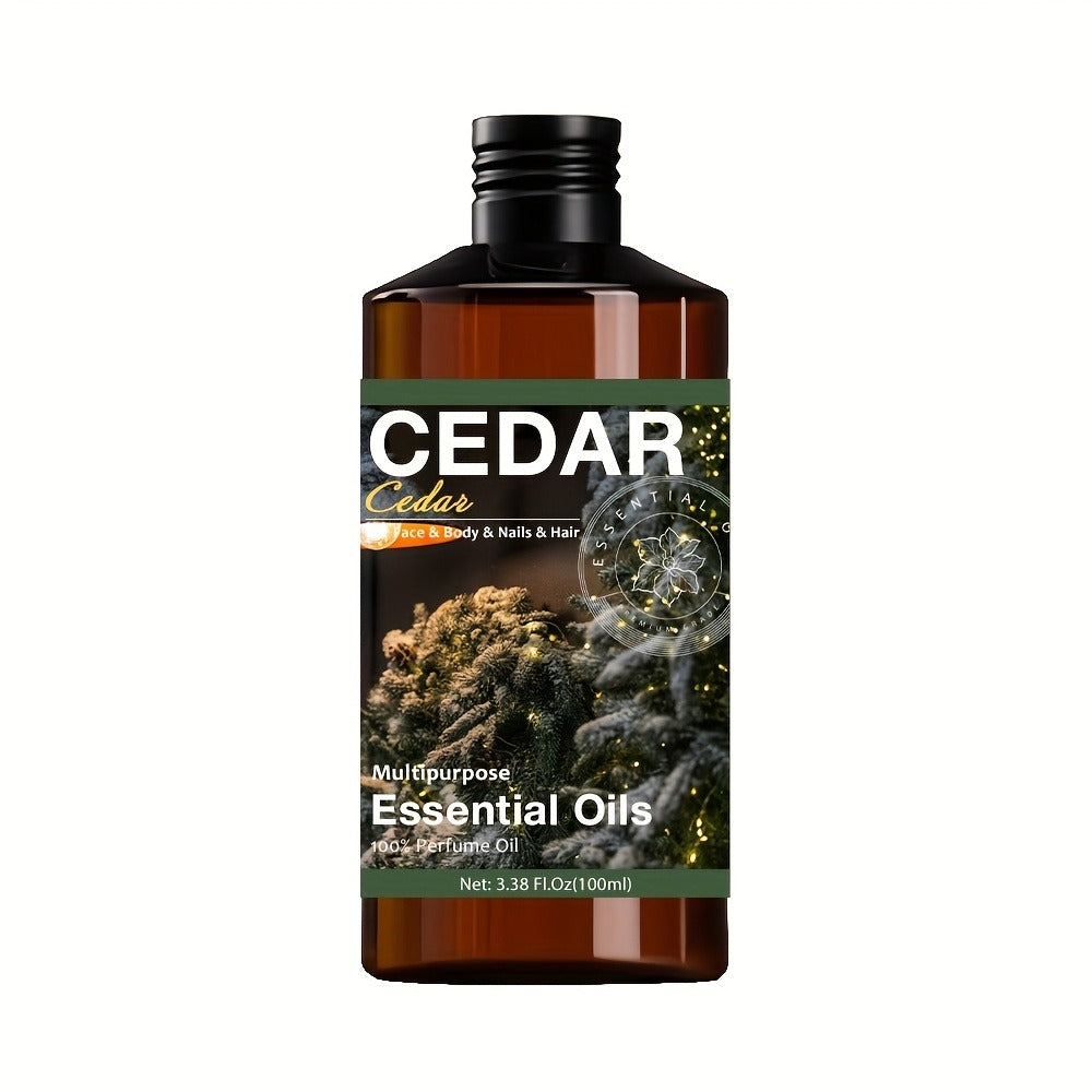 Cedarwood Essential Oil 100ml Pure Therapeutic Grade Undiluted - Aromatherapy Diffuser Oil for Relaxation Stress Relief Sleep Aid Skin Hair Scalp Nail Care Massage Meditation Welln - product image 3
