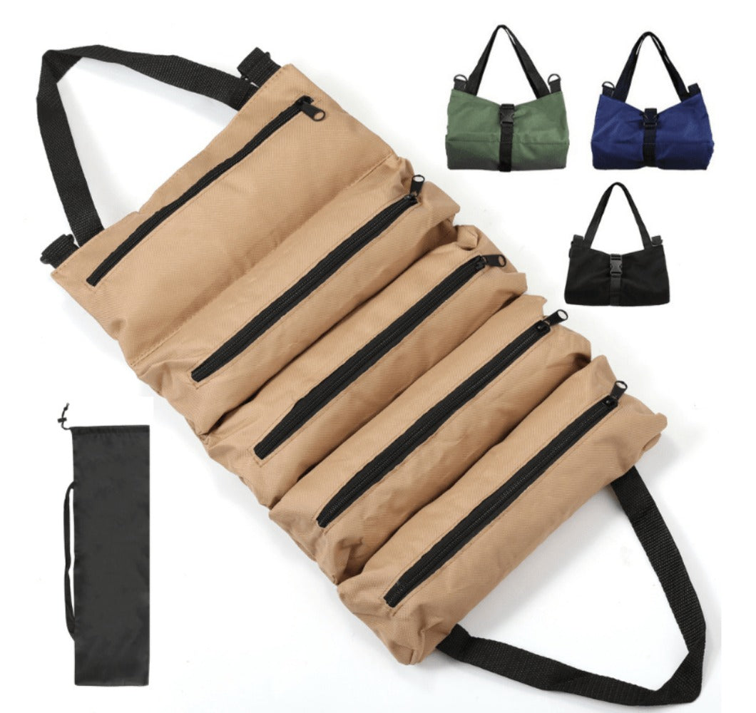 Collapsible Tool Bag Organizer for Hardware Storage | Foldable Tool Kit Bag for Carpentry Electricians Automotive Repairs Outdoor | Portable Buggy Bag Easy Transport - product image 17