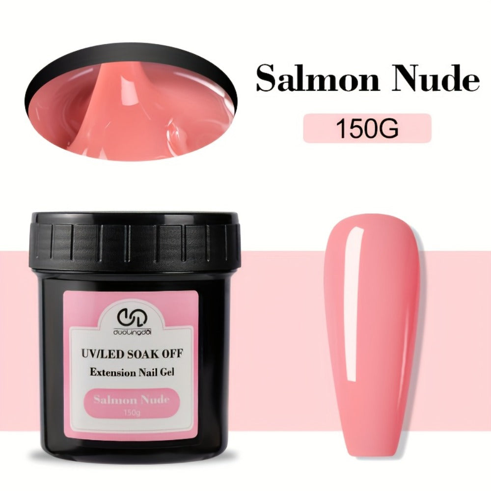 Builder Gel for Nail Extensions 150g Apex Strengthening Kit 13 Shades Clear White Pink Nude Milky Jelly Salmon UV LED Cure Professional Salon Home DIY Manicure Nail Art Women - product image 20