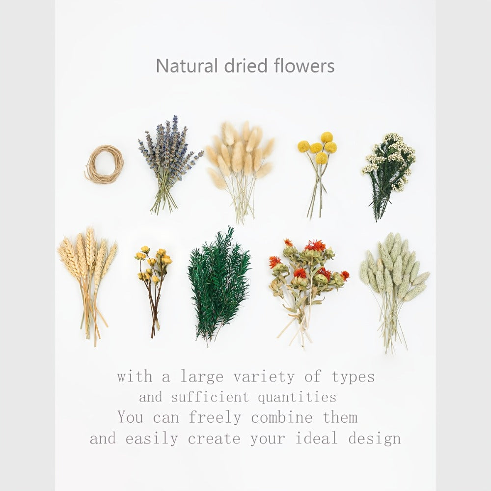 Dried Flower Bouquet with Pampas Grass - Boho Wedding Centerpiece Dried Floral Arrangement for Cake Table Boutonniere Groom Home Vase Decor Long Lasting Botanical Gift, Style 1 & 2 - product image 6