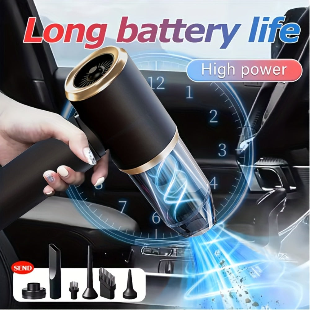 2-in-1 Handheld Vacuum Blower USB Rechargeable Cordless Mini Vacuum Cleaner Blow Suction Mode with Filter Dust Cup for Home Car Office Keyboard Lightweight - product image 11