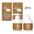 Coconut Oil Hair Removal Cream 2-Pack Gentle Depilatory for Women & Men — Natural Ingredients Deeply Hydrating Minimizes Irritation, Smooth Skin for Face Legs Arms Body, At-Home Pa - product image 12