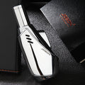 Torch Lighter Refillable Windproof Pocket Lighter with Punch Safety Lock High-Pressure Jet Flame Igniter for Cigar Candle Charcoal BBQ Cool Gift for Men Silver Gift Box - product image 12