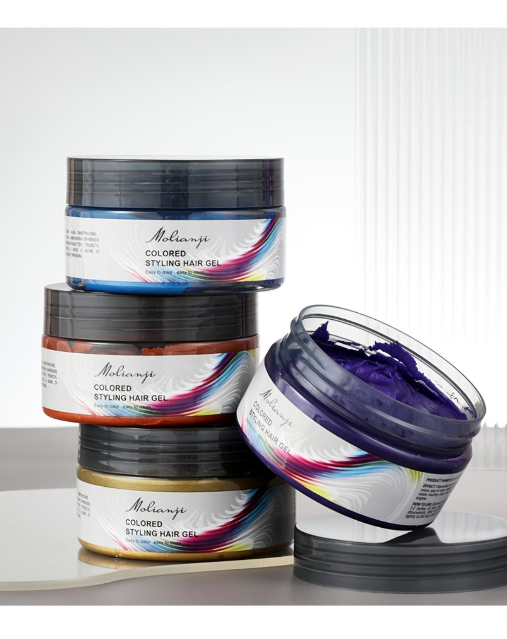 Hair Color Wax Temporary Hair Dye 3.53oz — 9 Vivid Shades, Easy Wash, Non-Damaging, Mixable Colors for Halloween Carnival Festival Cosplay Party - product image 34
