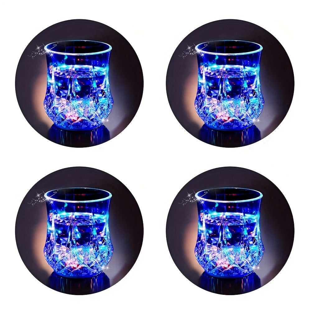 Light Up Cups 12 Pack – LED Luminous Sensor Glasses That Glow When Liquid Is Poured – 7-Color Gradient Flash Crystal Tumbler for Bar, KTV & Party – 6.76 Oz Cool Novelty Drinkware G - product image 7