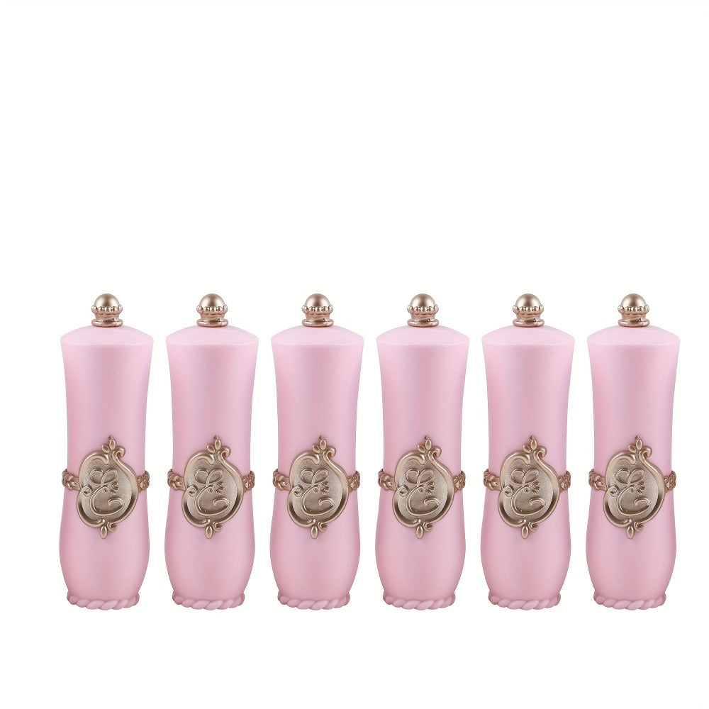 Color Changing Lip Balm Set 6PCS Flower Jelly Lipstick Thermostat Tinted Moisturizing Peach Flavor - Glossy Natural Look Lip Care Gift for Women Girls Pink Black - product image 8