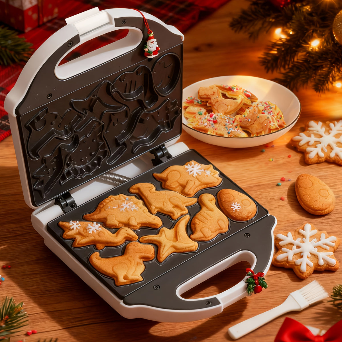 Dinosaur Waffle Maker Electric – 8 Dino Shapes Non-Stick Pancake Maker for Kids | Also Available in Car & Monster Designs - product image 9