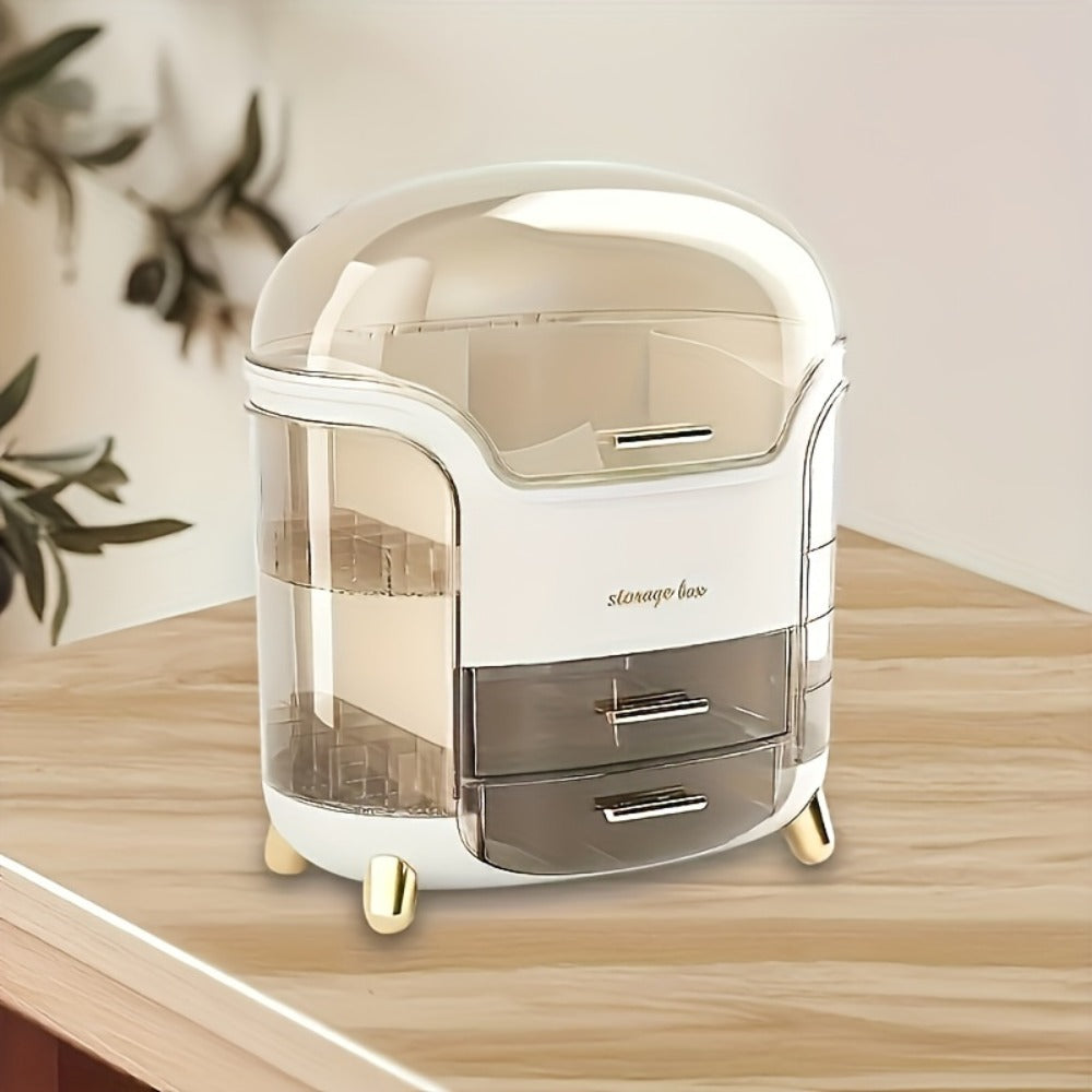 Makeup Organizer Countertop Skincare Organizer Cosmetics Storage Display Case Jewelry Perfume Holder Bathroom Vanity - product image 9