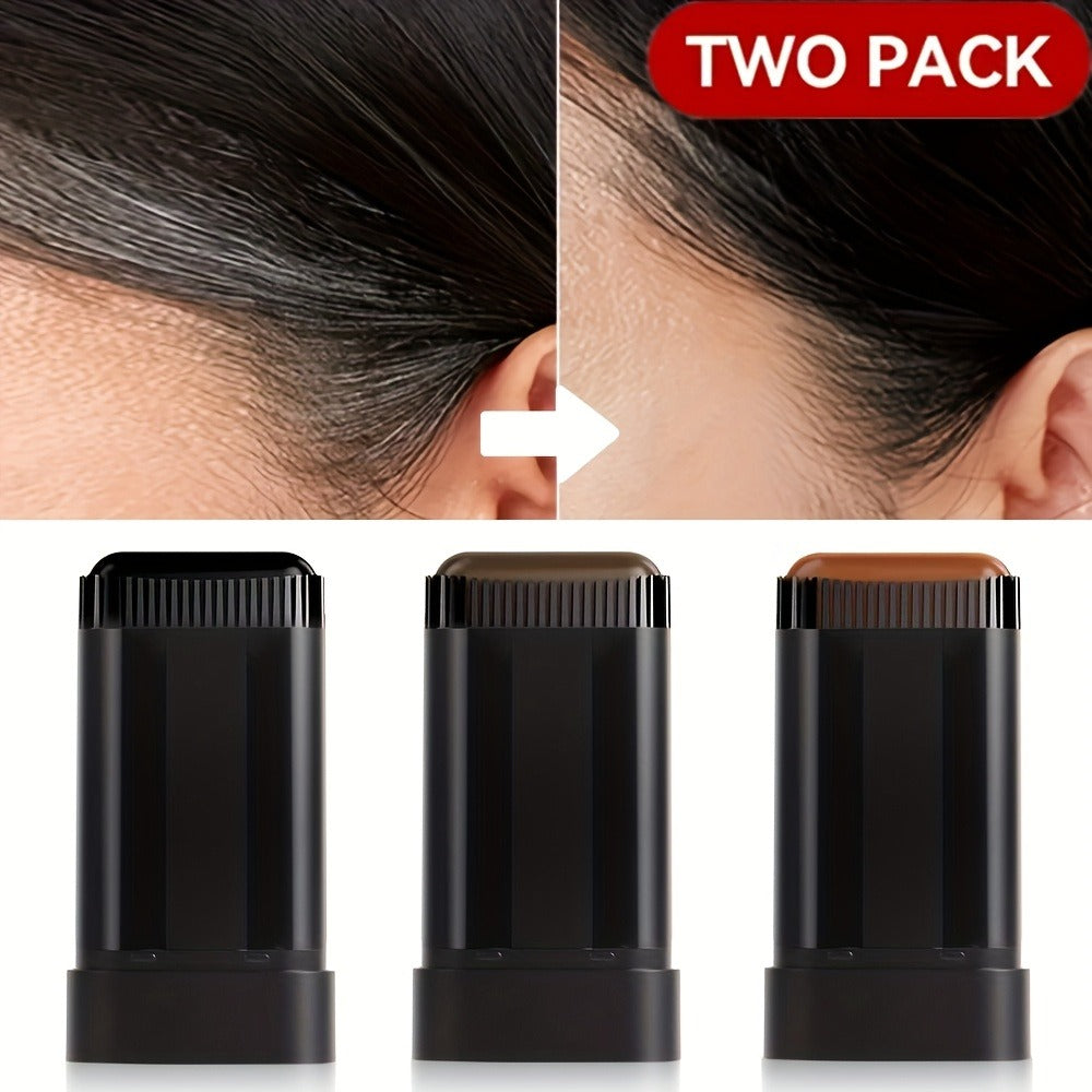Portable Gray Root Cover Stick 2pcs — Disposable Hair Root Touch-Up with Plant-Based Squalane | Instant Long-Lasting Gray Coverage | No Water Needed | 3 Shades | All Hair Types - product image 2