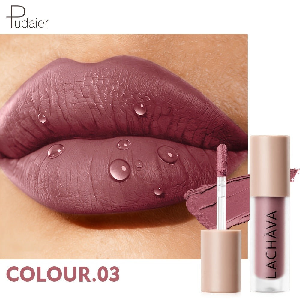 Matte Liquid Lipstick for Women — Velvet Soft Non-Drying Waterproof Long-Lasting Formula, Highly Pigmented Full Coverage Lip Color in Nude Brown Pink Red Purple Gold Shades - product image 2