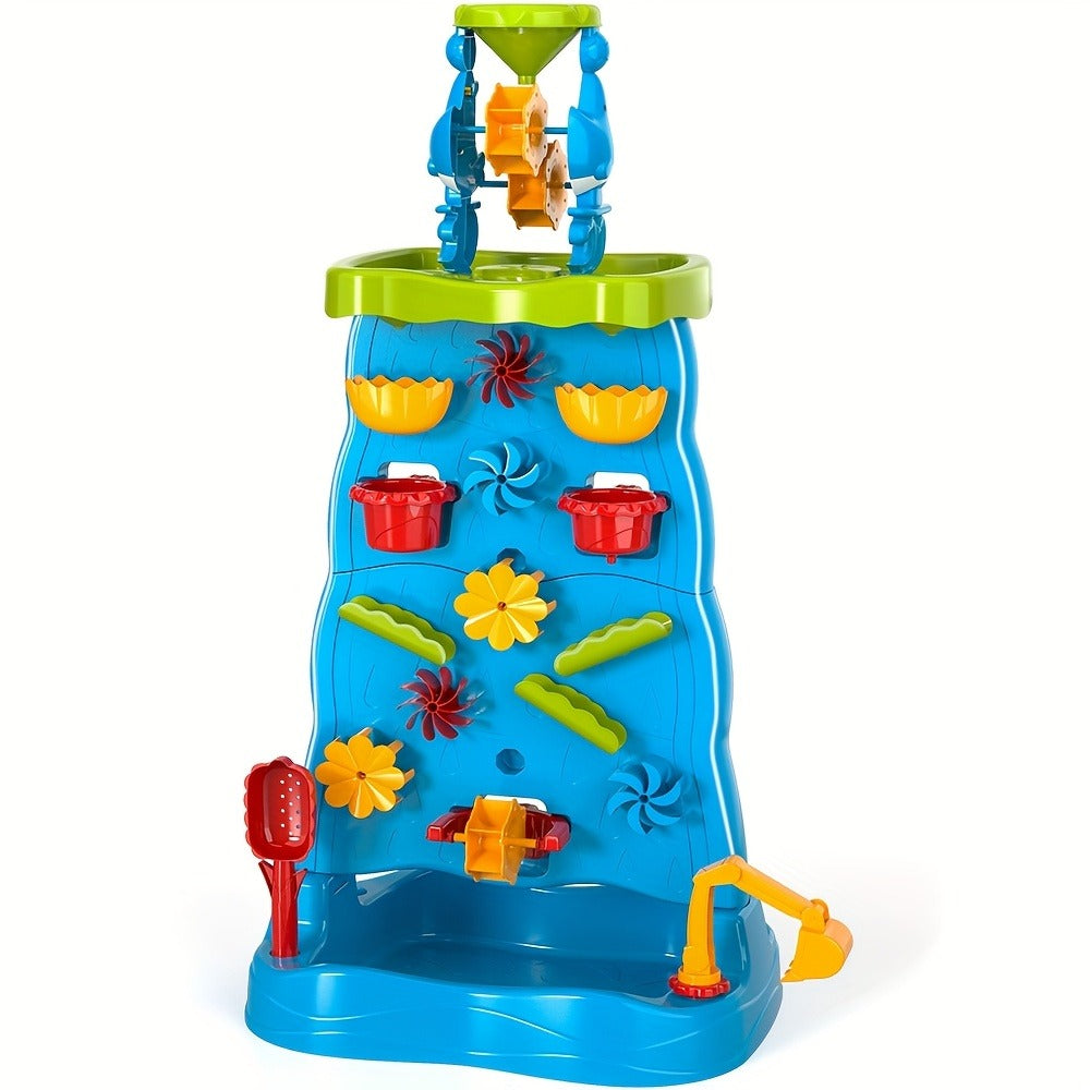 Outdoor Sensory Activity Toy for Toddlers Ages 3+, Beach Tools Included, Backyard Summer STEM Gift for Boys & Girls | Water Play Table for Kids Double-Sided - product image 14