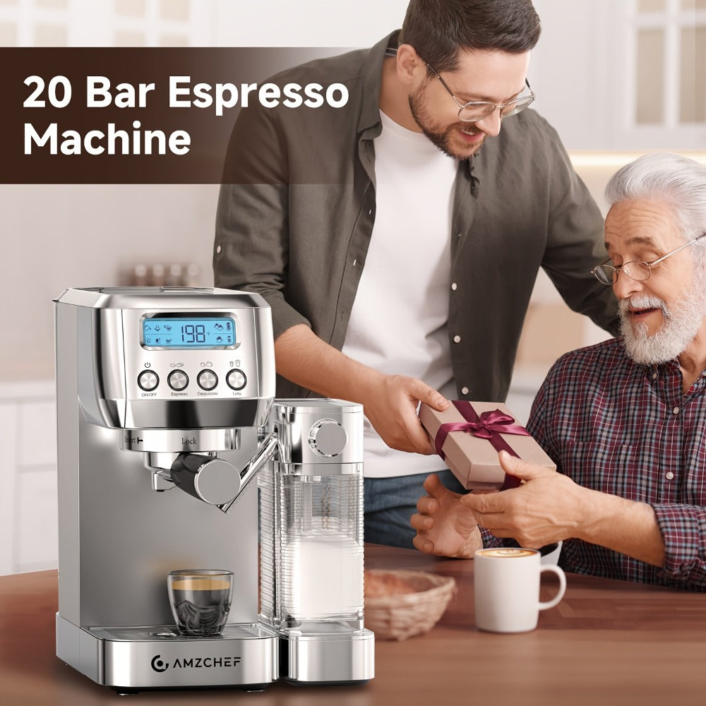 Espresso Machine 20 Bar with Automatic Milk Frother – Dual Boiler Coffee Maker, Touch Control, Cappuccino & Latte Machine with Dual Wall Filters, Includes Milk Frother, Easy to Use - product image 7