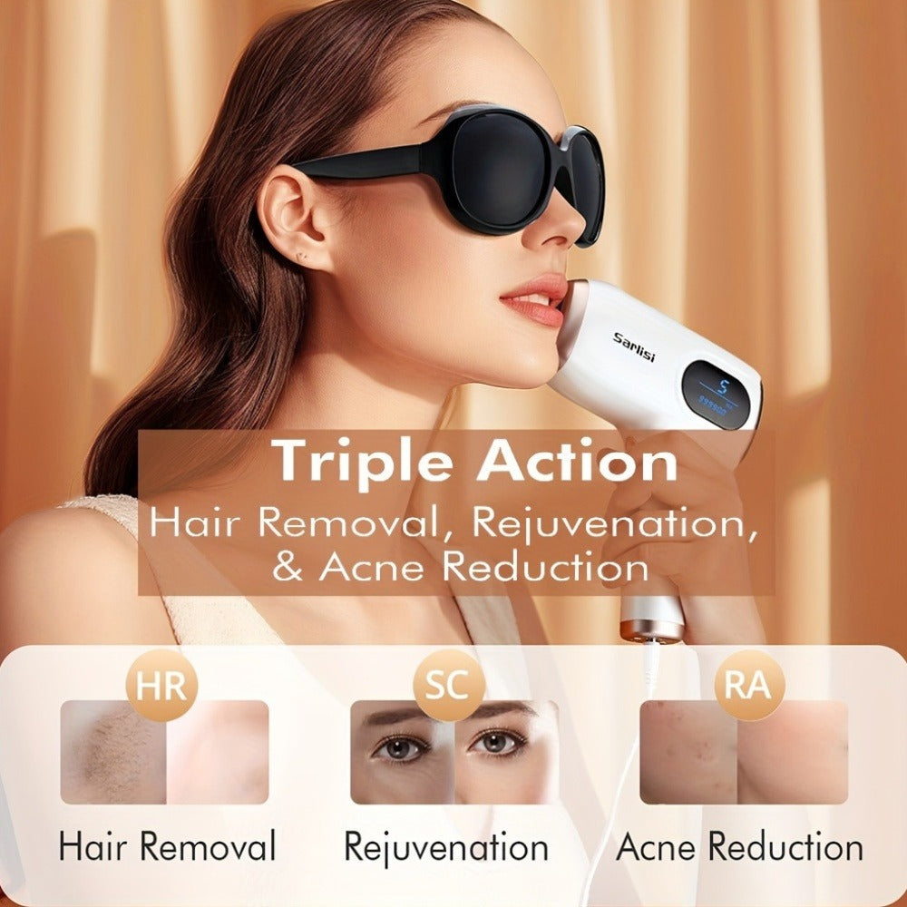 IPL Hair Removal Device 9-Mode Auto Flash for Women & Men – Painless Permanent At-Home Laser Hair Remover for Face Legs Underarms Bikini Line Arms Back Chest Full Body - product image 8