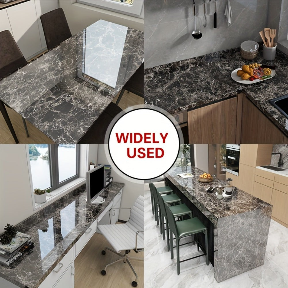 Marble Peel and Stick Wallpaper Roll - Waterproof Oil-Proof Self-Adhesive Wall Contact Paper for Kitchen Backsplash Bathroom Countertop - product image 17