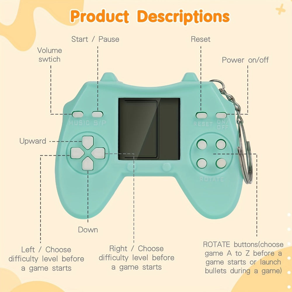 Multi-Color Gamer Controller Keychains Fidget Toys for Kids Birthday Bag Fillers, Easter Basket Stuffers & Classroom Prizes – Video Game Controller Keychain - product image 3
