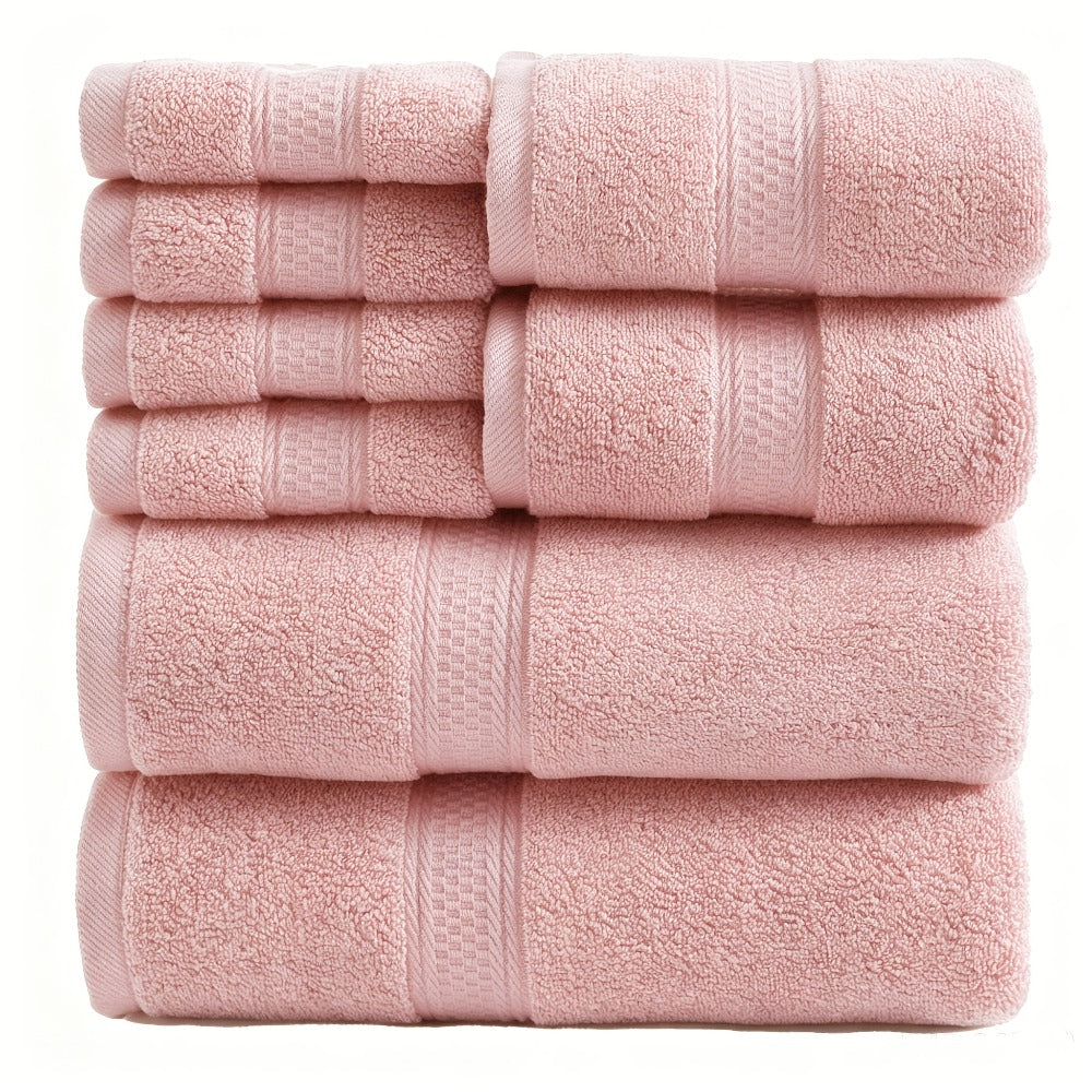 Luxury Soft Towel Set 8 or 16 Piece - Thickened Quick Dry Skin Friendly High Absorbency Bath Towels Hand Towels Washcloths | 13+ Colors | Home Hotel Travel Fitness Spa Gift Set - product image