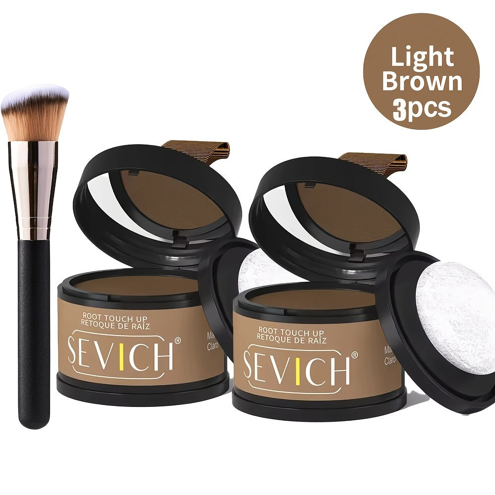 Root Touch Up Hair Powder for Thinning Hair & Gray Roots — Instant Hairline Concealer Shadow Topper, Long-Lasting Resistant Formula, 13 Shades, 2/3pcs Kit for All Hair Types Women  - product image 20