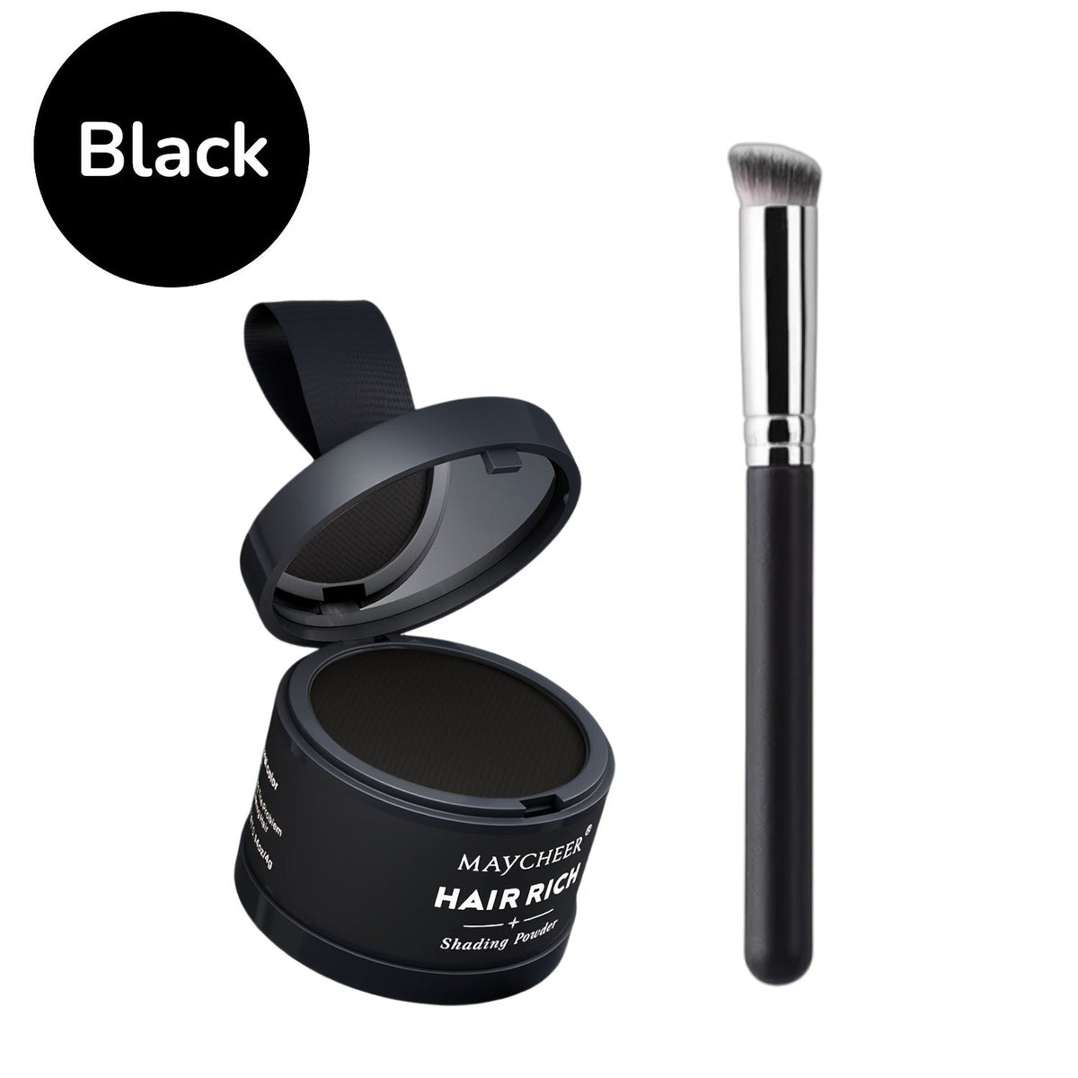 Beard Touch-Up Powder for Men - Instant Gray Coverage Beard Filler for Sparse Patchy Beard Eyebrows Hairline Temples Natural Finish Skin Friendly Long Lasting 5 Colors Available - product image 16