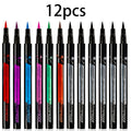 Fine Tip Liquid Eyeliner Pen 12-Pack – Long-Lasting Smudge-Free Precision Eye Liner, Natural Makeup Effect No Tingle Formula, All Skin Tones, Daily Wear Performances & Parties Wome - product image 11