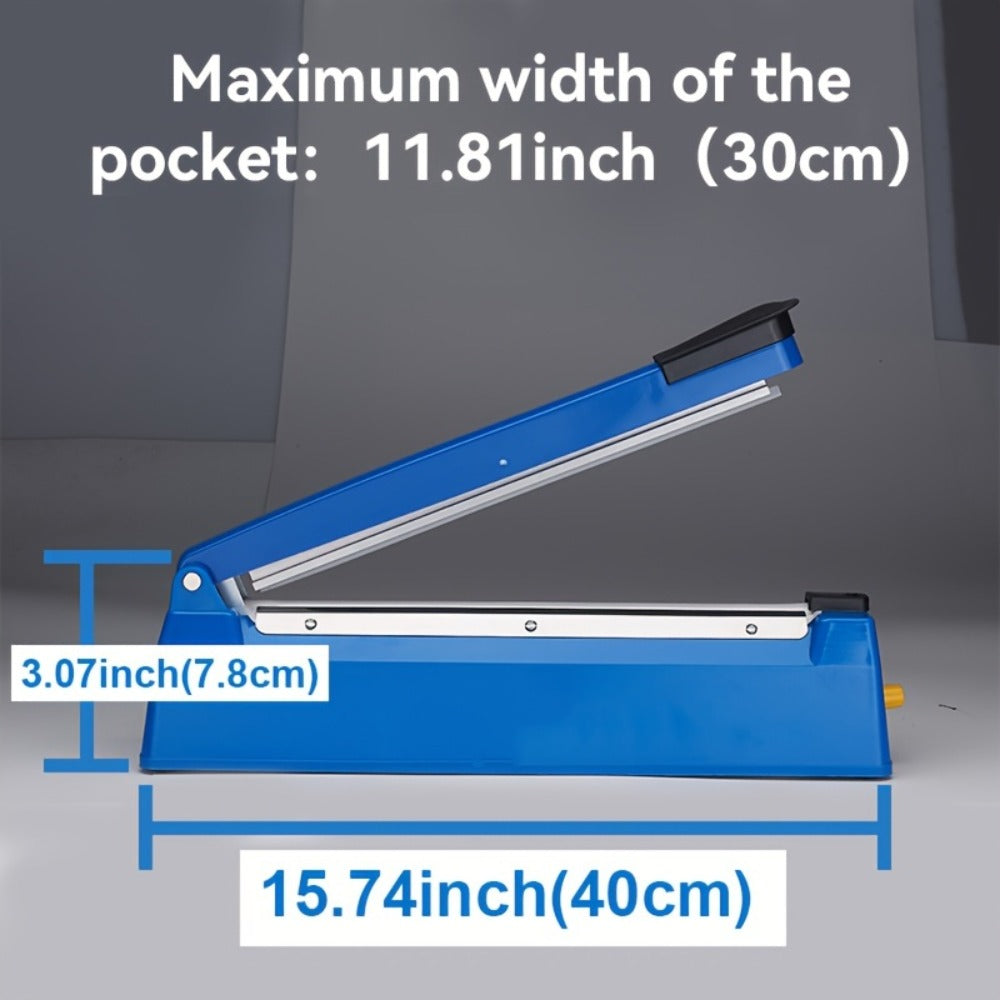 Impulse Heat Sealer 8" & 12" | Adjustable Temperature Poly Bag Sealing Machine for Plastic, Mylar, PE & PP Bags – Portable Manual Heat Sealer for Home, Restaurant, Retail & Food St - product image 2