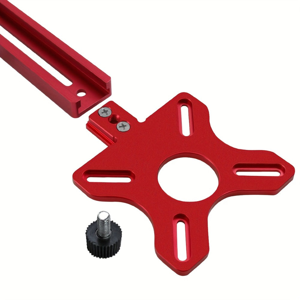 Router Circle Cutting Jig 3-in-1 Woodworking Milling Fixture Precision Circular Cut Guide with Adjustable Groove Bracket for Accurate Dimensional Wood Cutting DIY Carpentry Project - product image 9