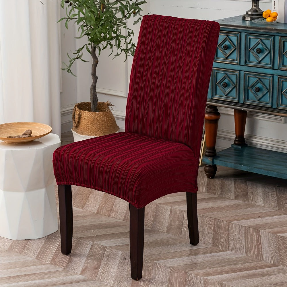 Dining Chair Covers Stretch Slipcovers Set of 4 or 6, Stain Resistant Removable Washable Chair Protector for Home Kitchen Restaurant Wedding, Spandex Jacquard Fabric, 7 Colors Avai - product image 32