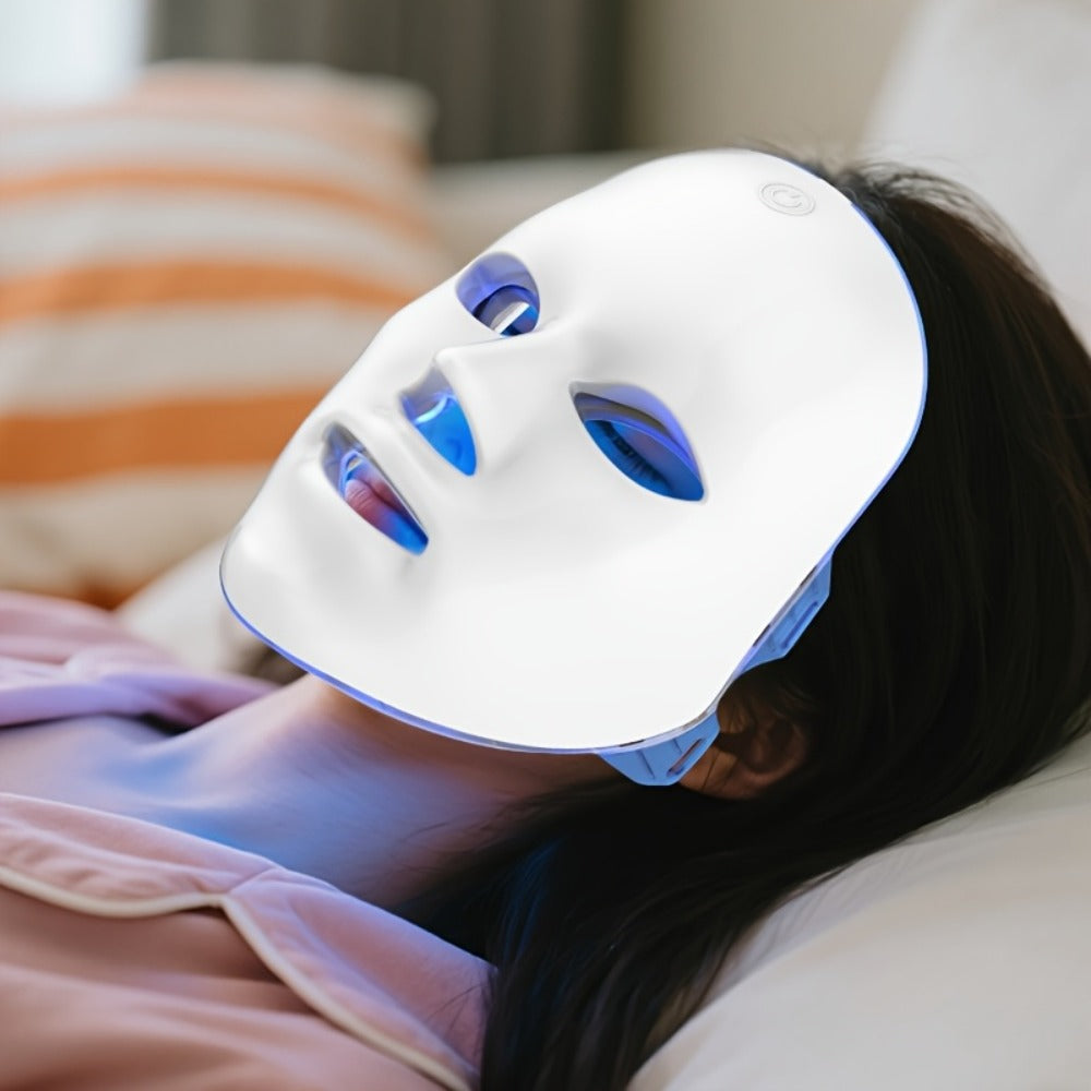 Portable 7-Color LED Facial Mask Device – USB Rechargeable Home Beauty Skincare Tool for Face Care, Anti-Aging & Acne, Perfect Gift for Girlfriend & Valentine's Day - product image 12