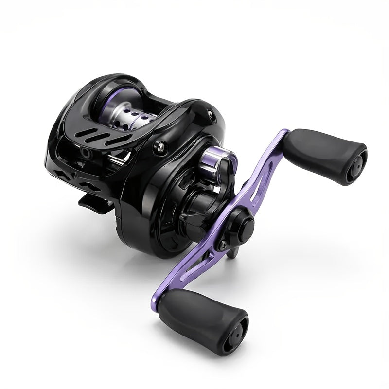 Baitcasting Reel 7.2:1 High-Speed Gear Ratio | 5+1 Ball Bearings 17.64LB Max Drag | Lightweight Freshwater Saltwater Bass Fishing Reel | Left & Right Hand - product image 4