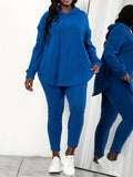 For plus Size - New Autumn Collection for Plus-Size Women's Casual Two-Piece Set, Stylish and Loose-Fitting