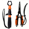 Fishing Pliers Fish Gripper Combo Set 2pcs Stainless Steel Hook Remover Line Cutter with TPR Non-Slip Handle Spring-Loaded Lock for Freshwater Saltwater Bass - product image 3