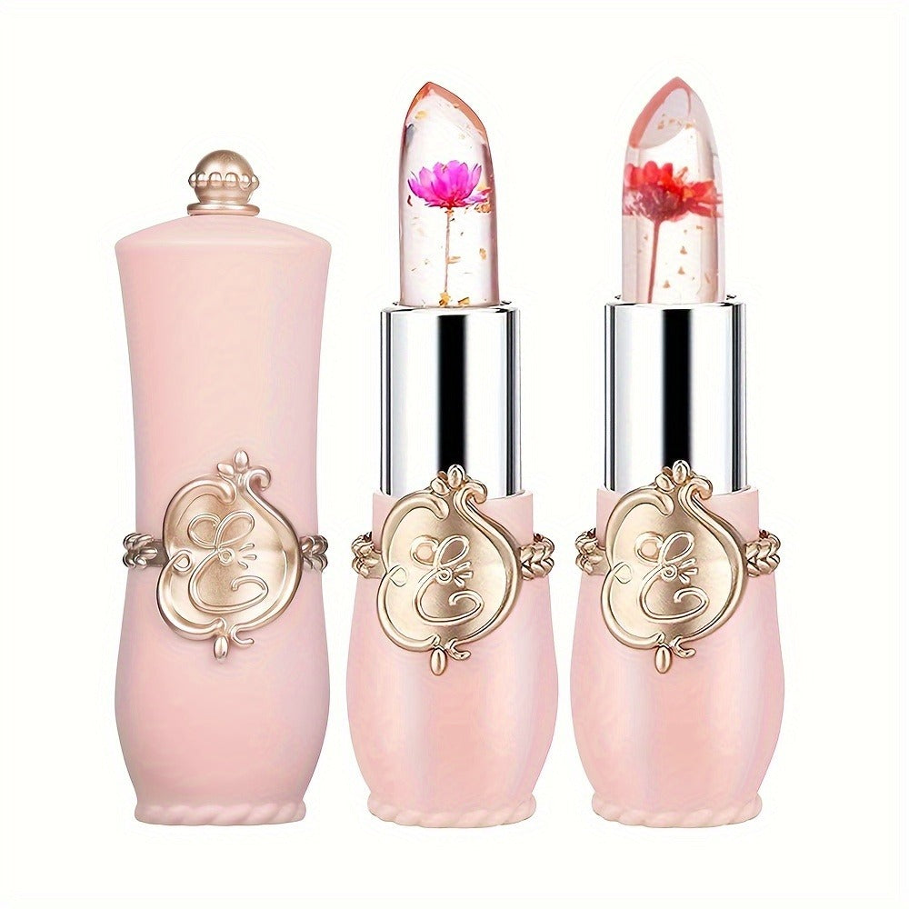 Flower Jelly Lipstick 12 Pack Color Changing pH Reactive Moisturizing Tinted Lip Balm Set Long-Lasting Personalized Shade Lip Care for Women Girls Daily Use - product image 8