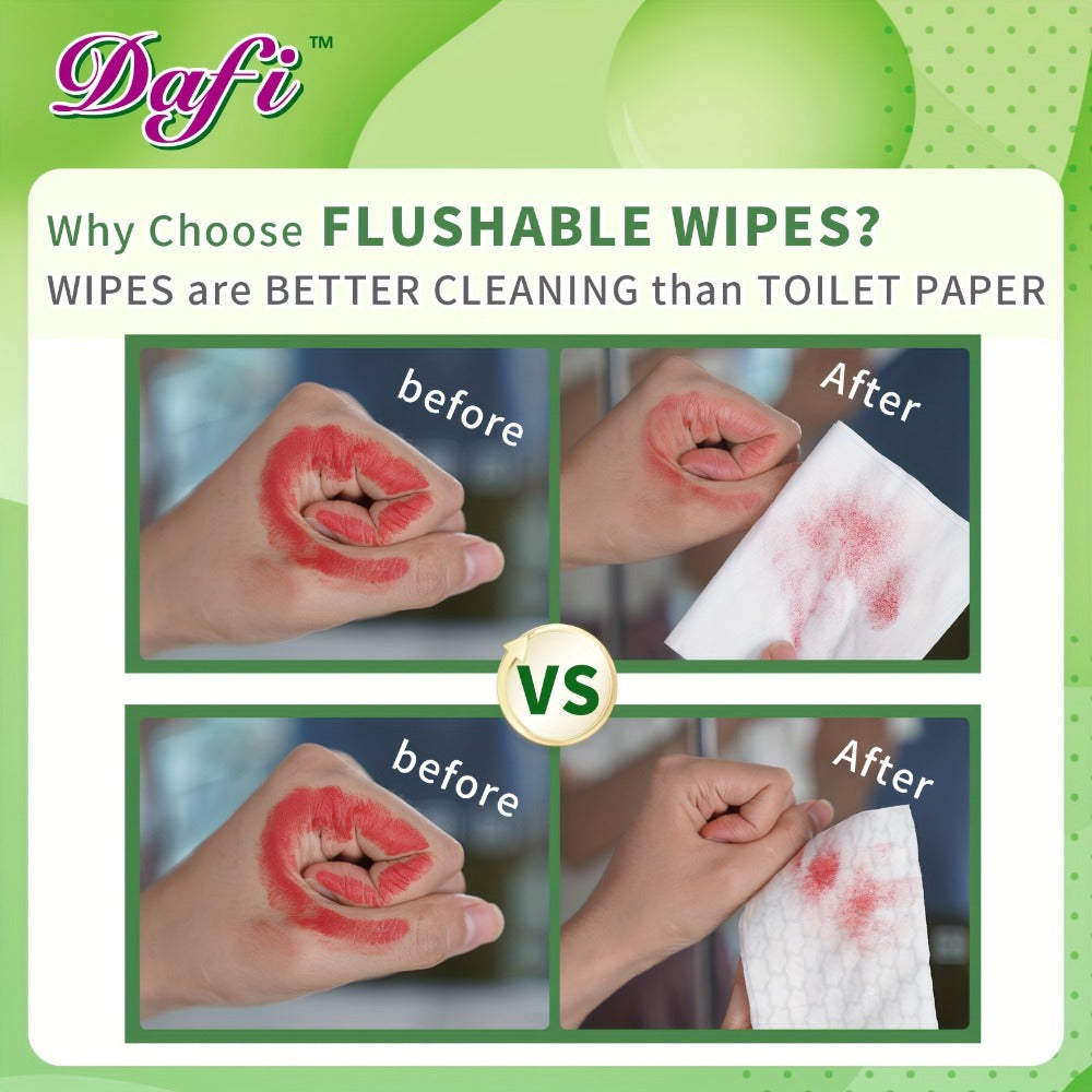 Flushable Wipes for Adults 1200 Count 15 Packs Unscented Toilet Wipes No Alcohol 100% Plant Based Fibers Septic Safe Sewer Safe Wet Wipes Bulk Value Pack for Sensitive Skin Persona - product image 8
