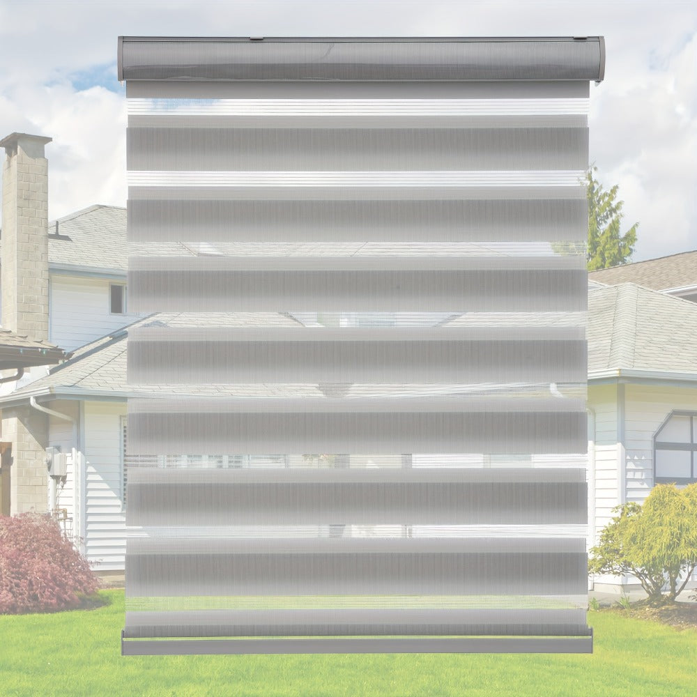 Cordless Zebra Blinds Double Layer Light Control Privacy Window Shades for Bedroom Living Room Office Easy Install Multiple Sizes - product image 6