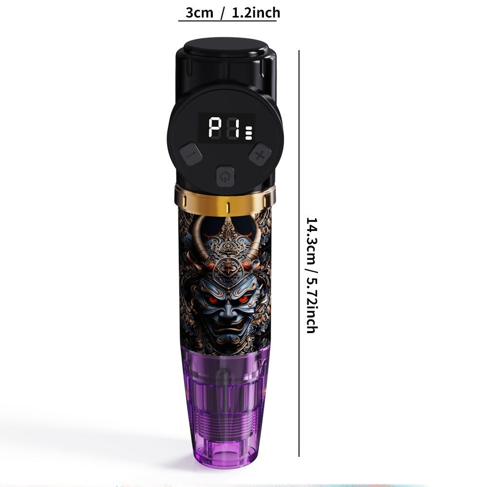 Tattoo Pen Machine Kit with Carry Case INKSOUL Wireless Rotary Pen 10 Needles Disposable Sealing Ink Cups Transfer Paper Complete Supplies for Beginners & Artists - product image 4