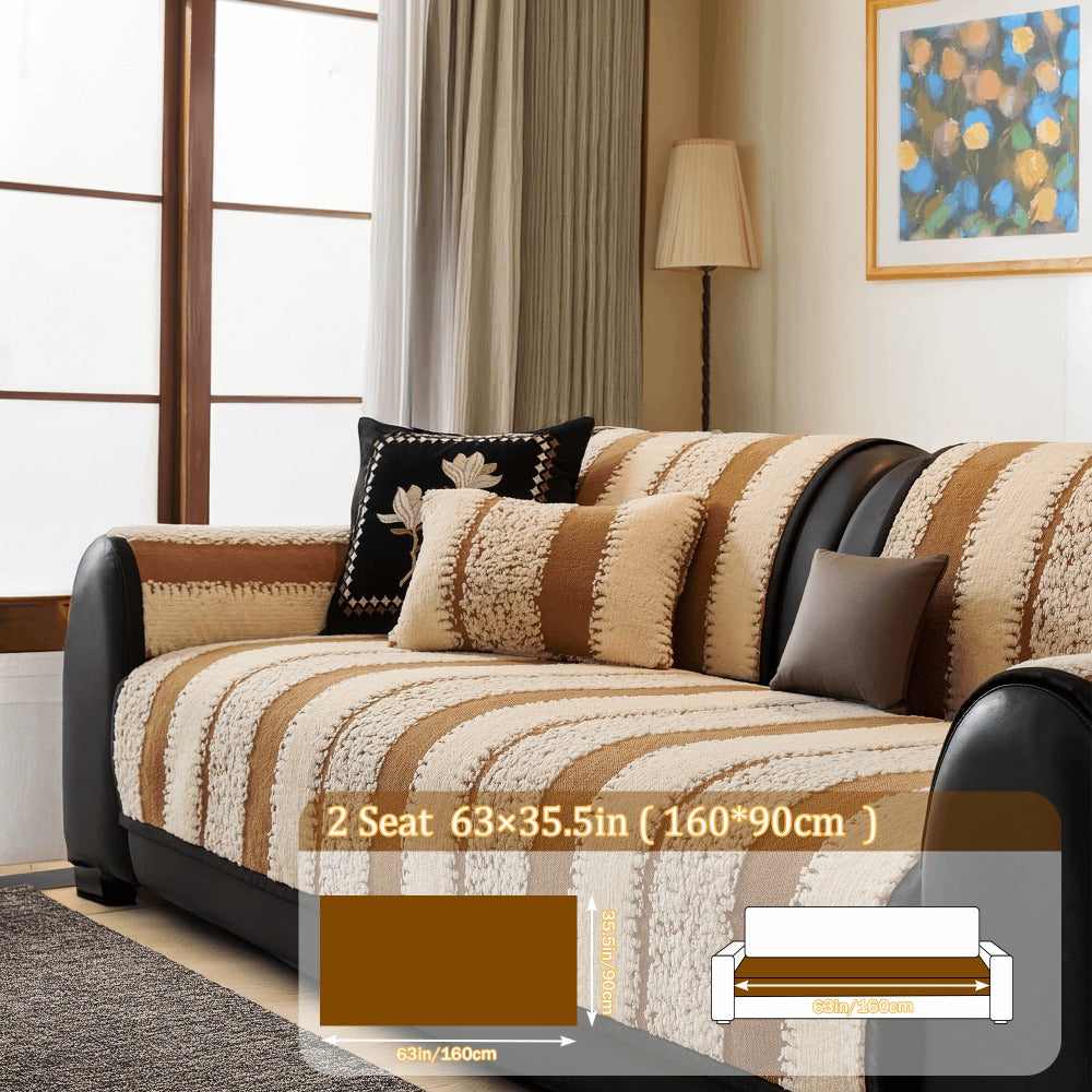 Sofa Cover Plush Non-Slip Washable Sectional Couch Slipcover Soft Durable Furniture Protector for Pets Cats Dogs 2 3 4 Cushion Sofa L-Shape Modern Sofa Pad Warm Sitting Cover All S - product image 15