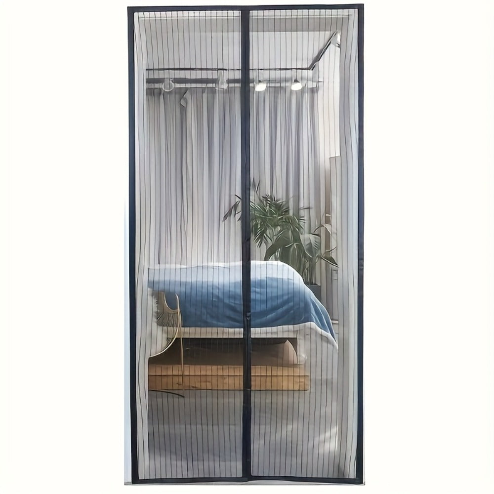 Magnetic Screen Door with Heavy Duty Metal Frame – Self-Closing Mesh Door Curtain, Insect-Proof Bug Screen with Frame Shackle, Easy Install for Indoor & Outdoor Doorways, Pet & Kid - product image 12
