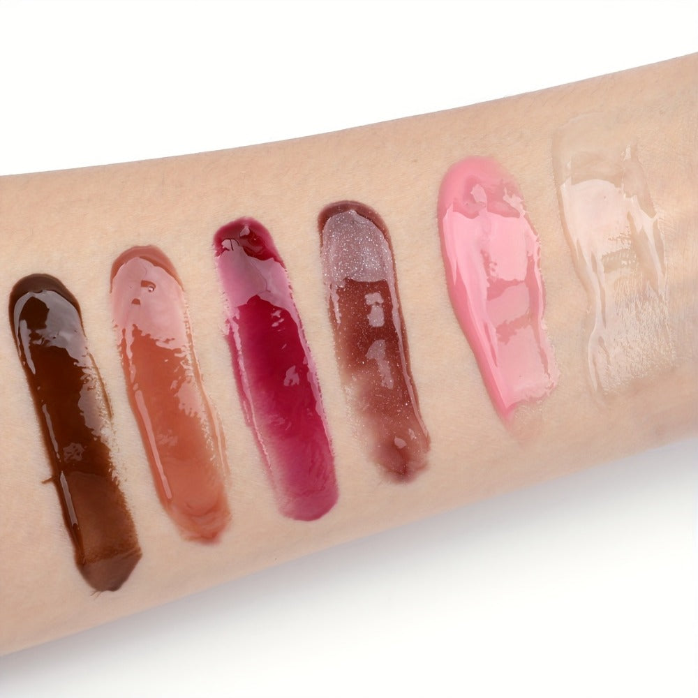 Heart Pendant Lip Gloss 6 Shades Mirror Shine High Gloss — Long-Lasting Fade-Resistant Non-Tacky Formula, Wearable Charm Accessory, Vibrant Colors for All Skin Tones Women Lip Make - product image 15