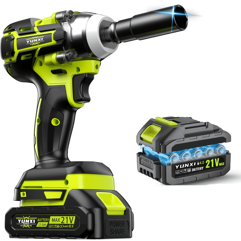 Cordless Impact Wrench Brushless Motor 3-in-1 High Torque – Rechargeable Battery, Lightweight Design, Variable Speed, for Car Repair, Auto Mechanic, Construction, Workshop & Househ - product image 13