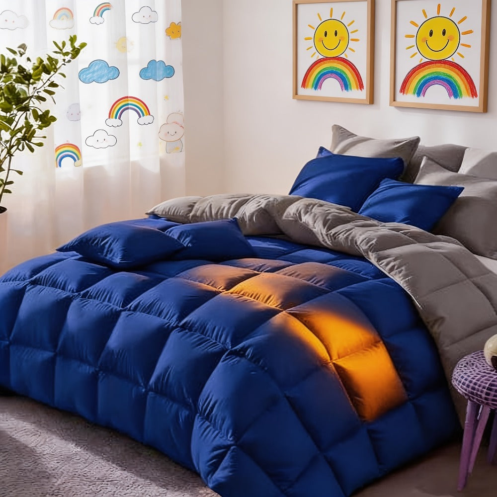 Comforter Set 7 Piece Bed in a Bag Full Queen King Soft Satin-Like Fabric with Fitted Sheet Flat Sheet Pillowcases Breathable Bedding Set for Bedroom Hotel - product image 15